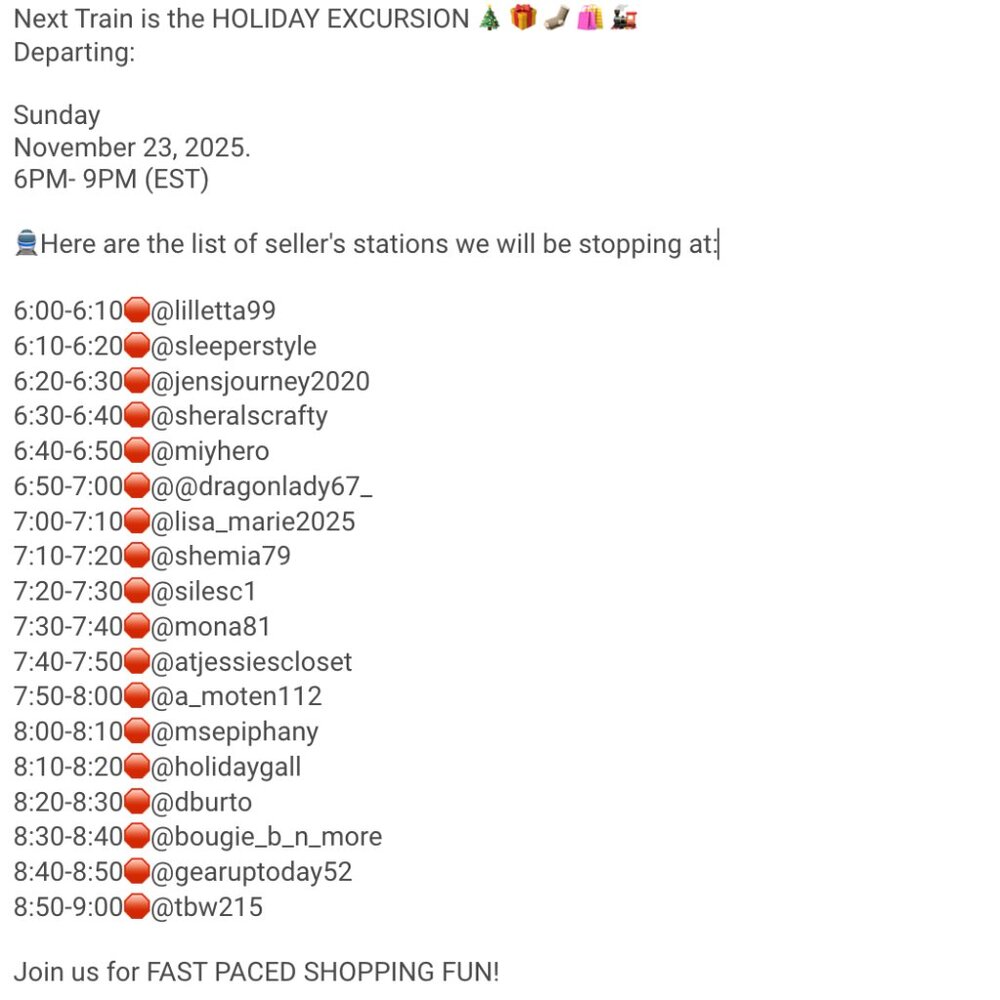 HOP ON THE SPEED TRAIN 🚆 FAST PACED SHOPPING EXTRAVAGANANZA 🚆 LIKE NOW 🚆 - Picture 16 of 16